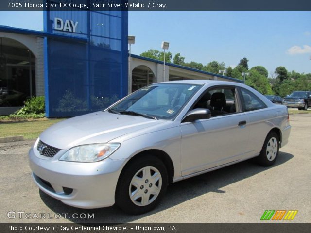 2005 Honda Civic EX Coupe in Satin Silver Metallic
