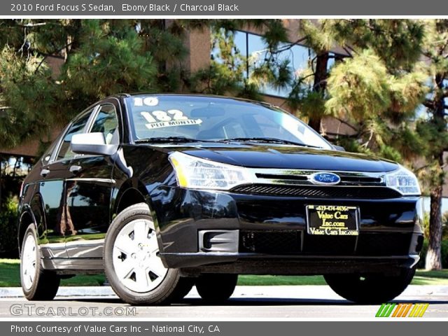 2010 Ford Focus S Sedan in Ebony Black