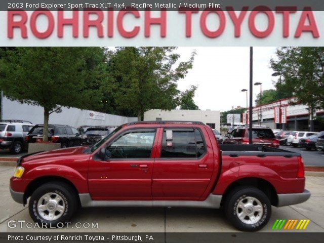 2003 Ford Explorer Sport Trac XLT 4x4 in Redfire Metallic