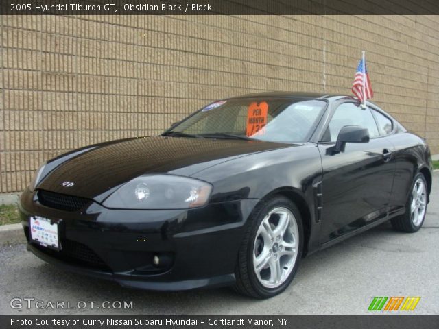 2005 Hyundai Tiburon GT in Obsidian Black