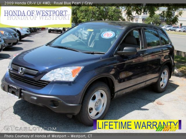 2009 Honda CR-V LX 4WD in Royal Blue Pearl