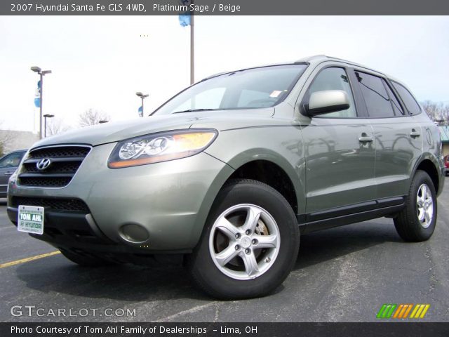 2007 Hyundai Santa Fe GLS 4WD in Platinum Sage