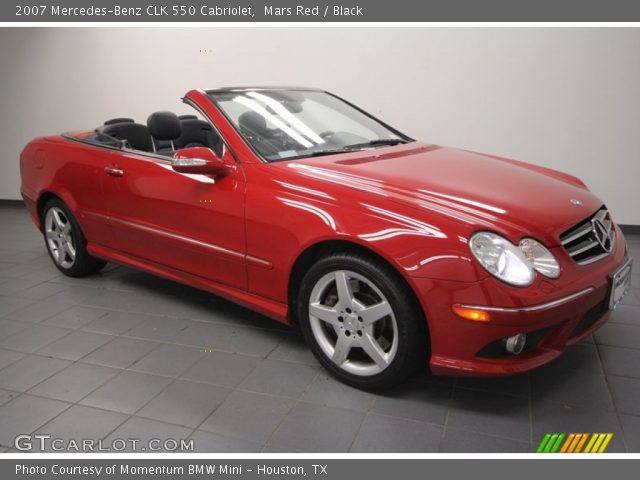 2007 Mercedes-Benz CLK 550 Cabriolet in Mars Red