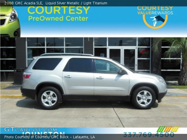2008 GMC Acadia SLE in Liquid Silver Metallic