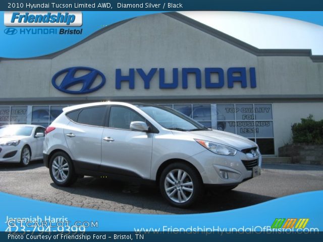 2010 Hyundai Tucson Limited AWD in Diamond Silver