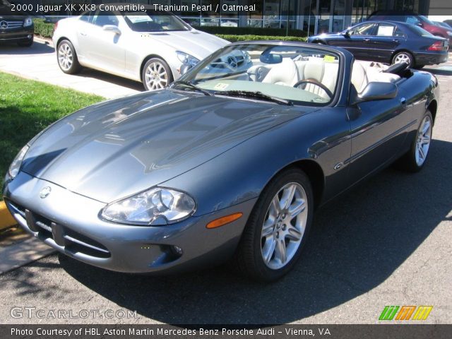 2000 Jaguar XK XK8 Convertible in Titanium Pearl
