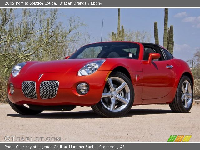 2009 Pontiac Solstice Coupe in Brazen Orange