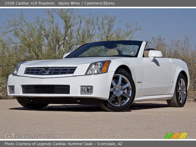 2008 Cadillac XLR Roadster in Alpine White