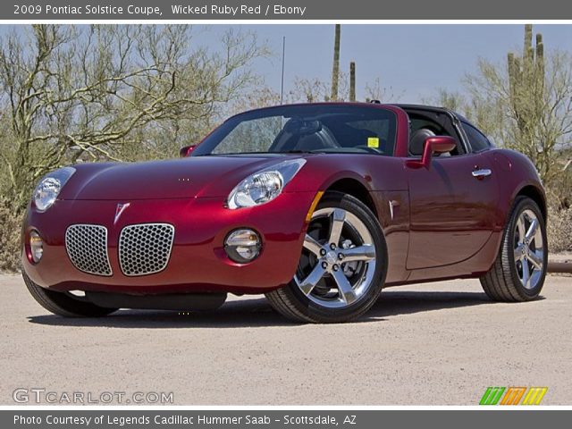 2009 Pontiac Solstice Coupe in Wicked Ruby Red