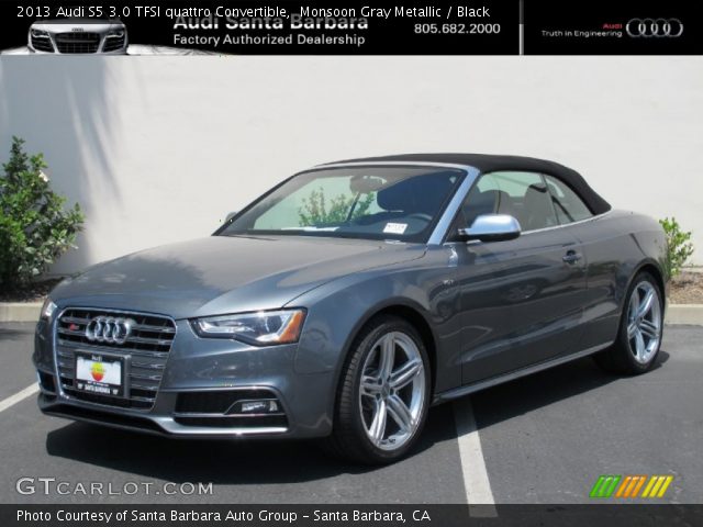 2013 Audi S5 3.0 TFSI quattro Convertible in Monsoon Gray Metallic