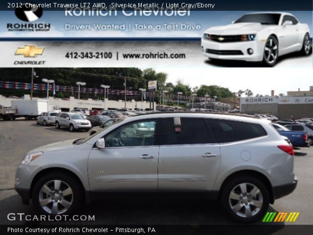 2012 Chevrolet Traverse LTZ AWD in Silver Ice Metallic