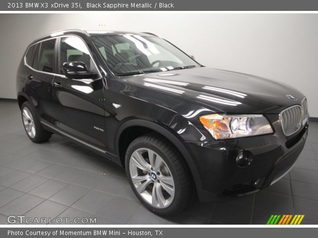 2013 BMW X3 xDrive 35i in Black Sapphire Metallic
