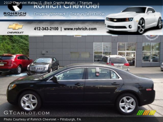 2012 Chevrolet Malibu LS in Black Granite Metallic