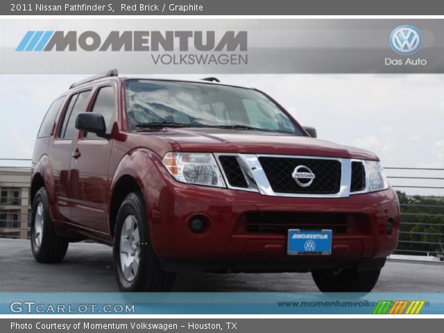 2011 Nissan Pathfinder S in Red Brick
