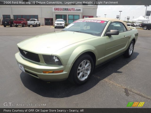 2006 Ford Mustang V6 Deluxe Convertible in Legend Lime Metallic