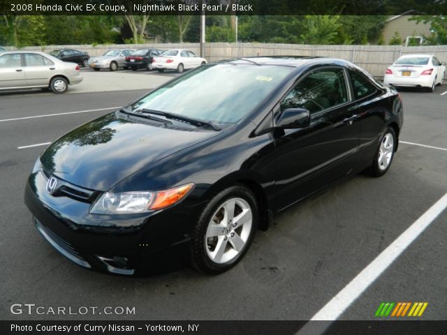 2008 Honda Civic EX Coupe in Nighthawk Black Pearl