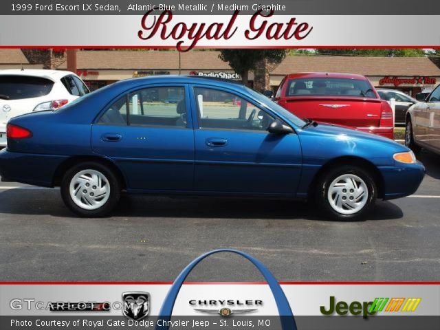 1999 Ford Escort LX Sedan in Atlantic Blue Metallic