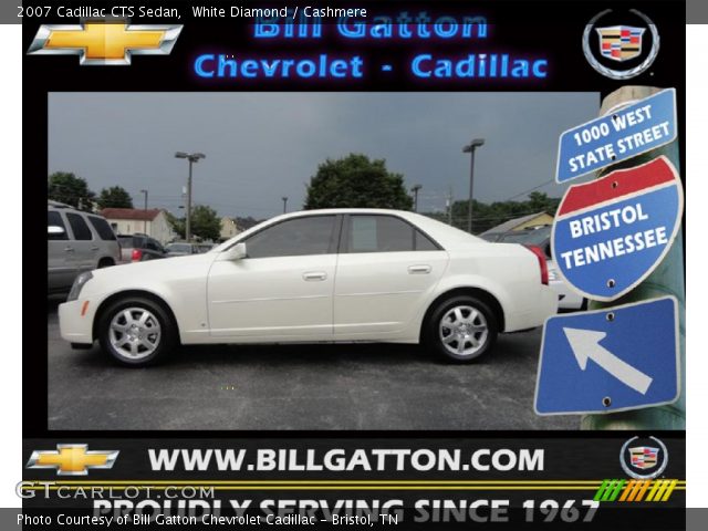 2007 Cadillac CTS Sedan in White Diamond