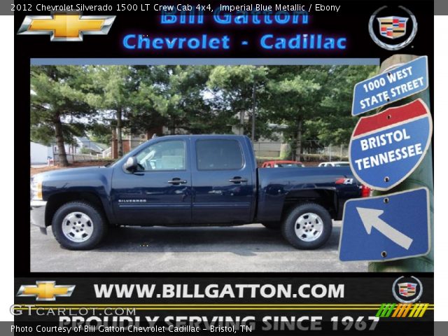 2012 Chevrolet Silverado 1500 LT Crew Cab 4x4 in Imperial Blue Metallic