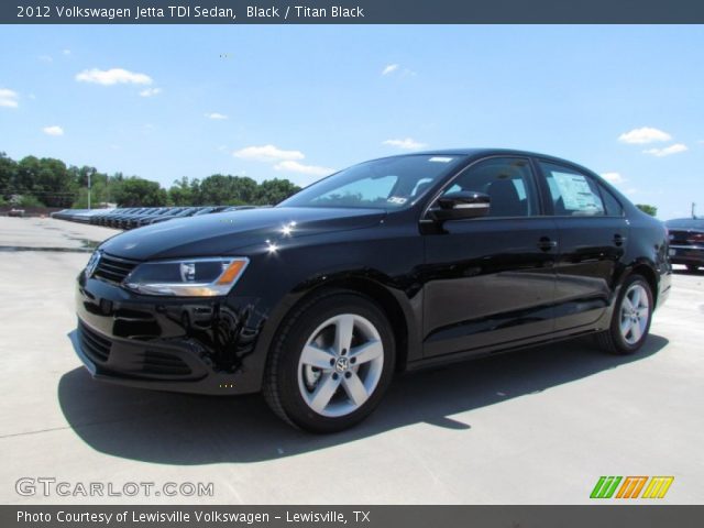 2012 Volkswagen Jetta TDI Sedan in Black