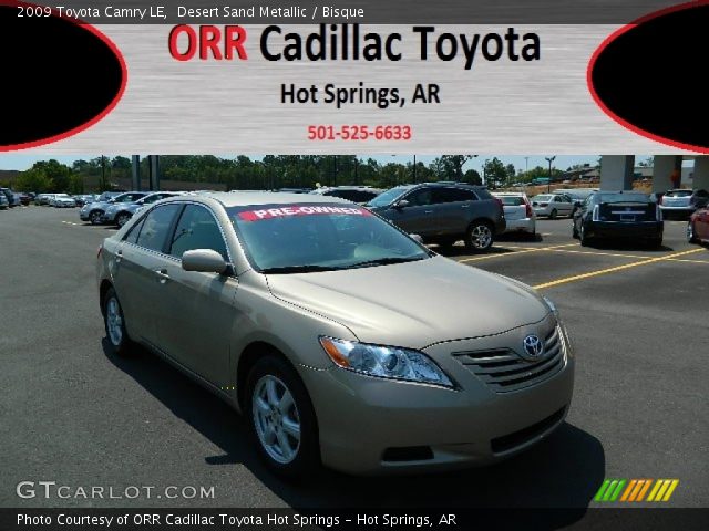 2009 Toyota Camry LE in Desert Sand Metallic