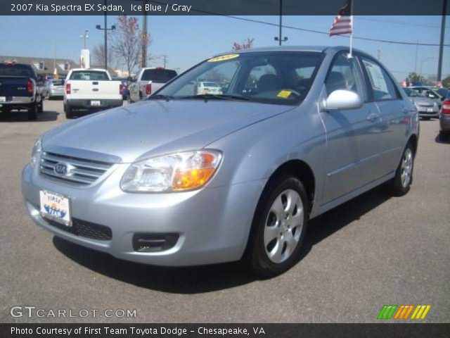 2007 Kia Spectra EX Sedan in Ice Blue
