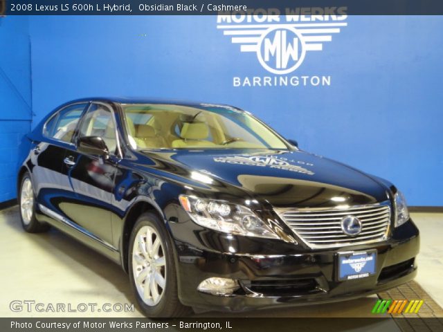 2008 Lexus LS 600h L Hybrid in Obsidian Black