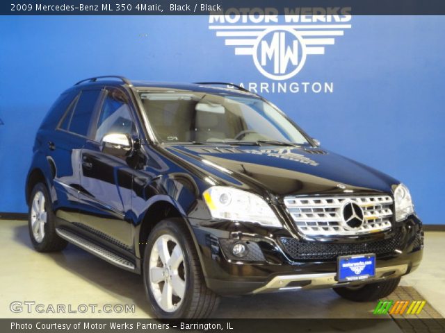 2009 Mercedes-Benz ML 350 4Matic in Black