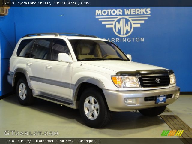 2000 Toyota Land Cruiser  in Natural White