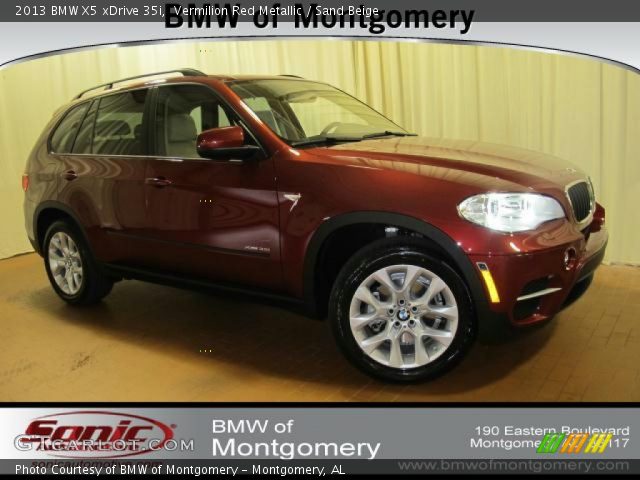 2013 BMW X5 xDrive 35i in Vermilion Red Metallic