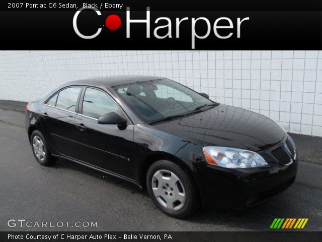 2007 Pontiac G6 Sedan in Black