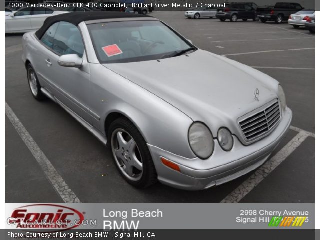 2000 Mercedes-Benz CLK 430 Cabriolet in Brilliant Silver Metallic