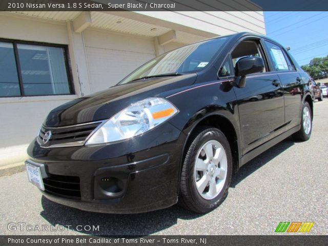 2010 Nissan Versa 1.8 S Sedan in Super Black