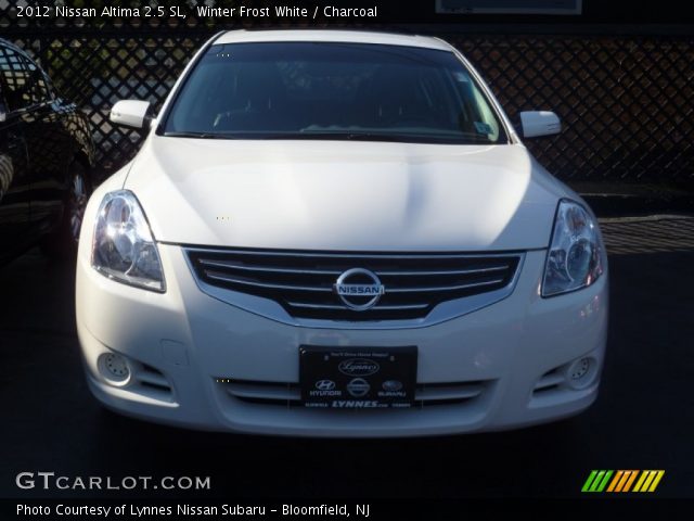 2012 Nissan Altima 2.5 SL in Winter Frost White