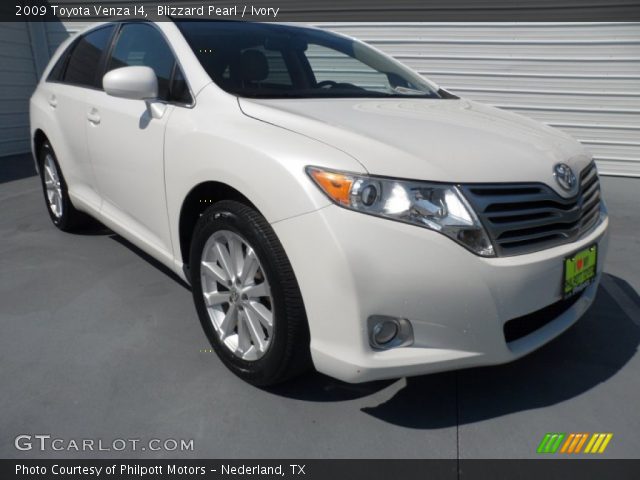 2009 Toyota Venza I4 in Blizzard Pearl