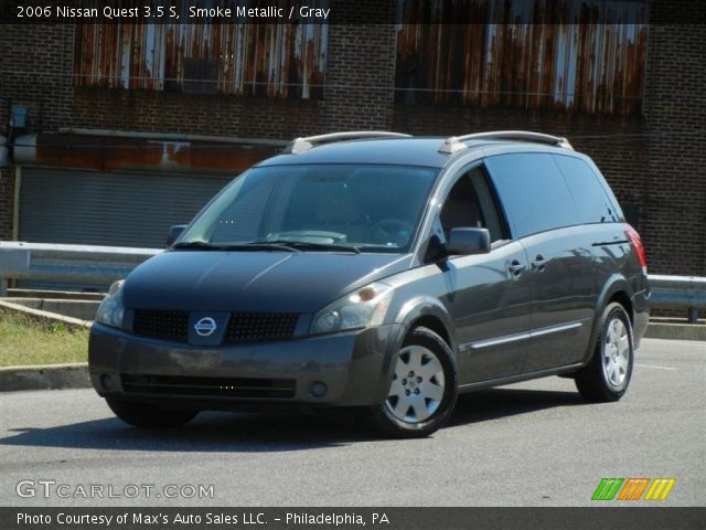 2006 Nissan Quest 3.5 S in Smoke Metallic