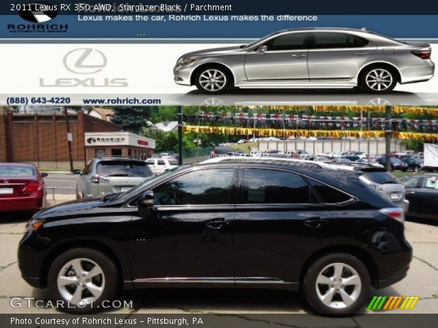 2011 Lexus RX 350 AWD in Stargazer Black