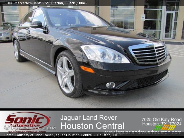 2008 Mercedes-Benz S 550 Sedan in Black