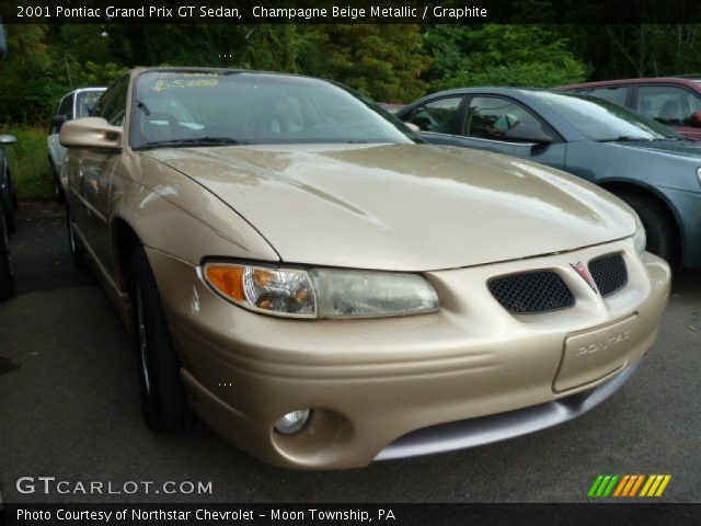 2001 Pontiac Grand Prix GT Sedan in Champagne Beige Metallic