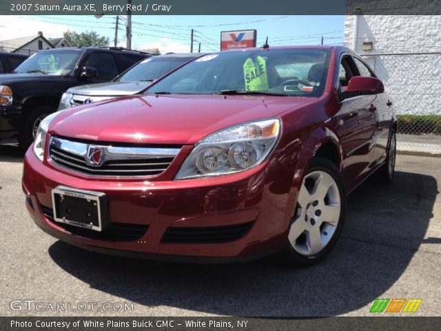 2007 Saturn Aura XE in Berry Red