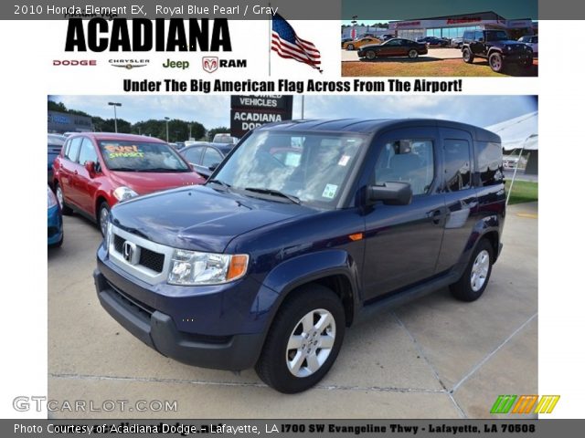 2010 Honda Element EX in Royal Blue Pearl
