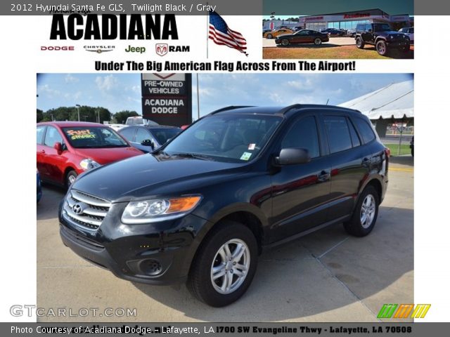 2012 Hyundai Santa Fe GLS in Twilight Black
