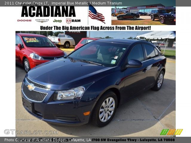 2011 Chevrolet Cruze LT in Imperial Blue Metallic