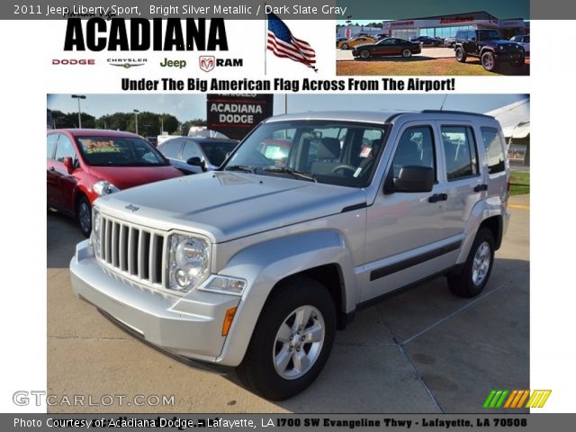 2011 Jeep Liberty Sport in Bright Silver Metallic