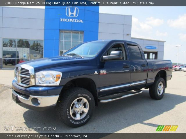 2008 Dodge Ram 2500 Big Horn Quad Cab 4x4 in Patriot Blue Pearl