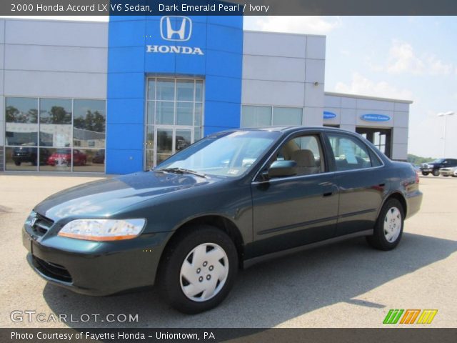 2000 Honda Accord LX V6 Sedan in Dark Emerald Pearl