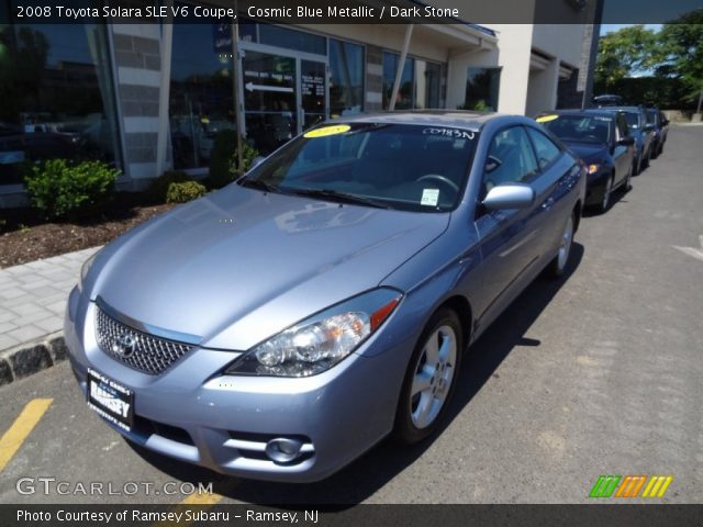 2008 Toyota Solara SLE V6 Coupe in Cosmic Blue Metallic