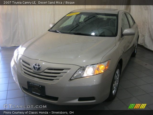2007 Toyota Camry LE in Desert Sand Mica