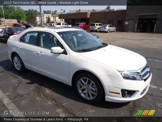 2012 Ford Fusion SEL in White Suede