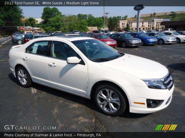 2012 Ford Fusion SE in White Suede